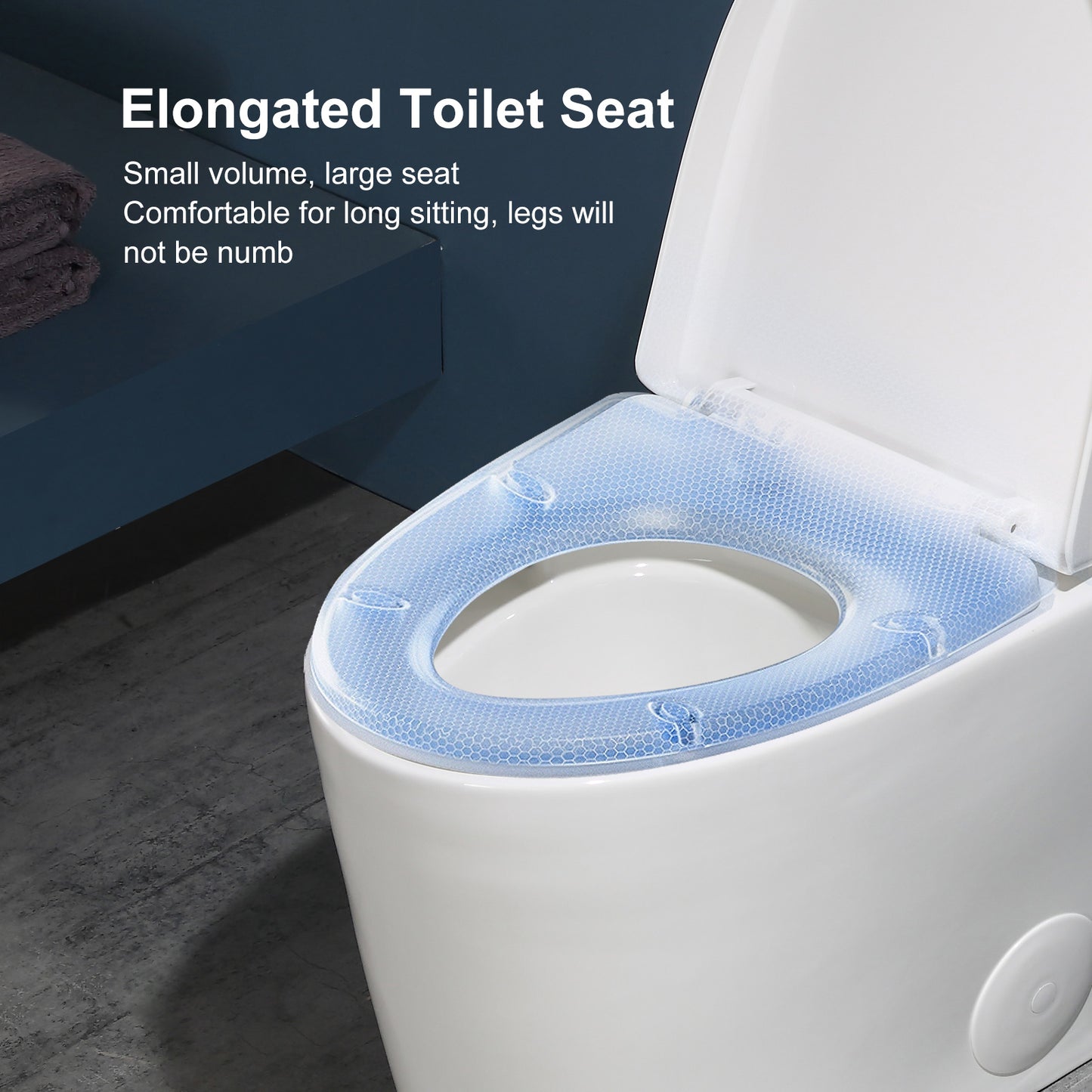 One-Piece 1.28 GPF Single Flush Elongated Toilet in White, Soft Close Seat Included