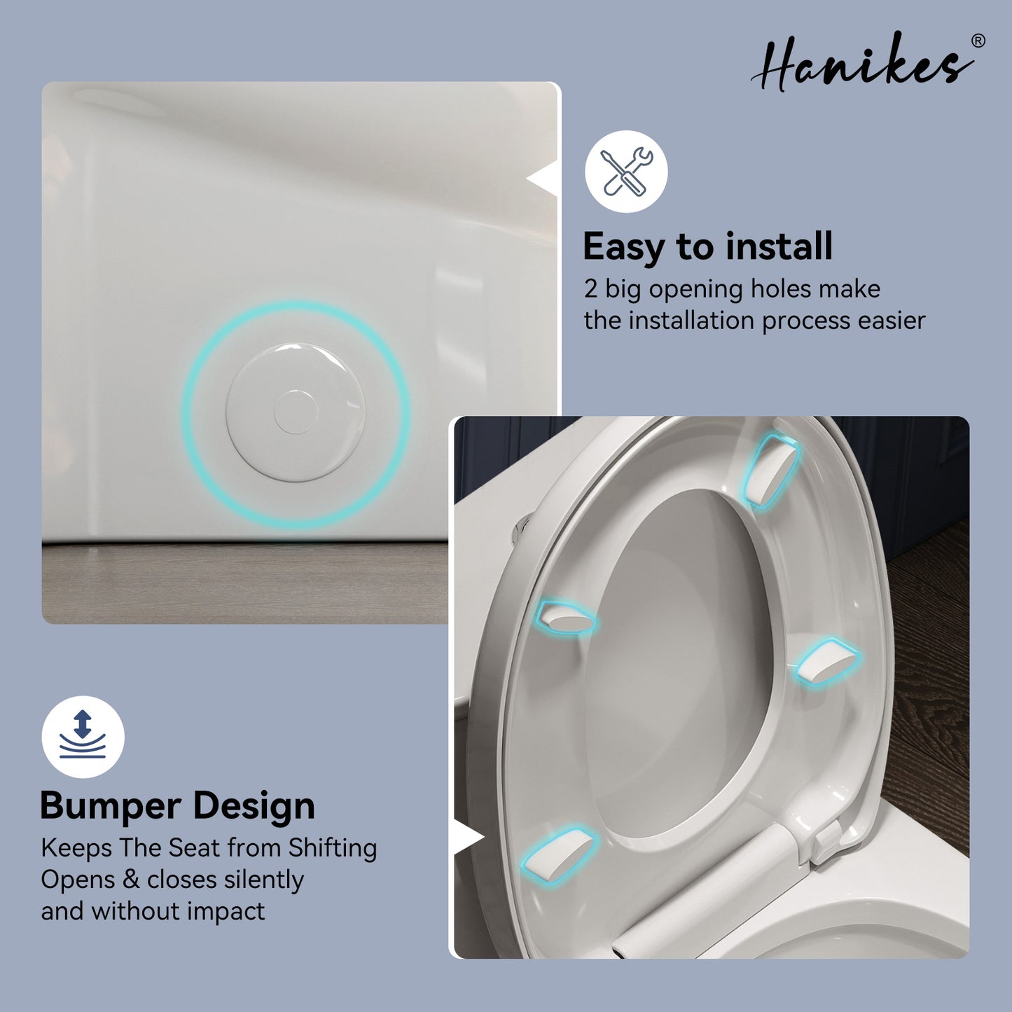 1-Piece 1.1/1.6 GPF Dual Flush Compact Elongated WaterSense Toilet in White Soft Close Seat Included