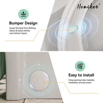 10 in. Rough in 1-Piece 1.1/1.6 GPF Dual Flush Round Toilet in White Soft Close Seat Included